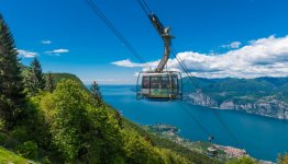 Italie - Gardameer - kabelbaan naar de Monte Baldo