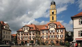 Bad Mergentheim schilderachtig gelegen aan de Romantische Strasse