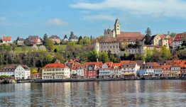 Meersburg aan de oevers van de Bodensee