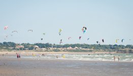 De heerlijke stranden van de Atlantische kust