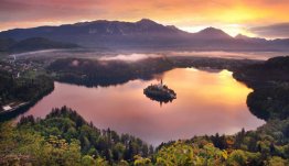 Noordwest Slovenië - Bled in de avond