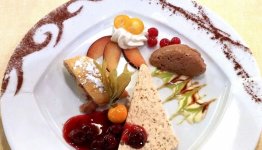 De heerlijke keuken van Hotel Goldene Rose.