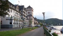Direct aan de Rijn vindt u Hotel Rheinlust