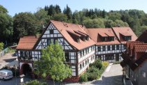 Hotel Goldener Hirsch is een prachtig vakwerkhotel