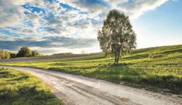 Wijds landschap van Polen