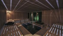 De Spa van Hotel Park Plaza Belvedere heeft o.a. een grote sauna