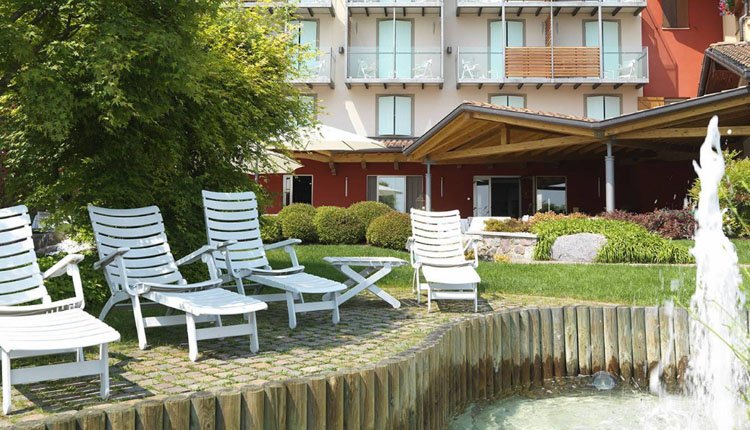 De prachtige tuin van Hotel Miralago