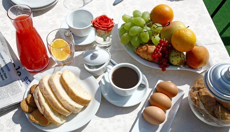 Heerlijk ontbijtje bij Hotel Panoramico