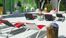 Het terras van Hotel Primavera