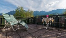 Geniet van het fantastische bergzicht vanaf het terras is Hotel Goisererhof