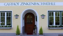 De entree van Gasthof Zinkenbachmühle