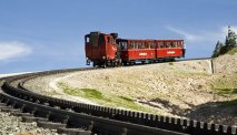 De Bergbahn vlakbij Gasthof Zinkenbachmühle