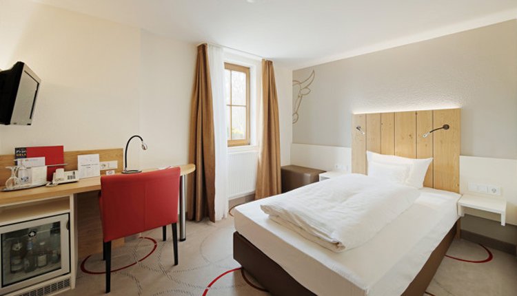 De comfortabele kamers in Hotel Zum Goldenen Ochsen zijn tot in de puntjes verzorgd