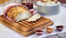 Elke morgen staat er een uitgebreid ontbijtbuffet klaar in Hotel Zum Goldenen Ochsen