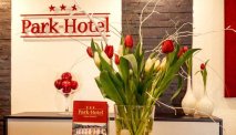 De receptie van Park-hotel Traben-Trarbach