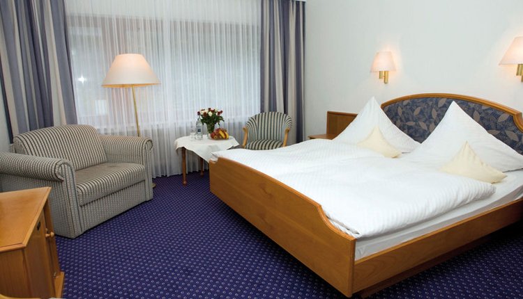 De kamers in Hotel Friederike zijn comfortabel