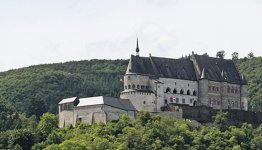 Chateau van Vianden, vlakbij Hotel des Ardennes in Hoscheid