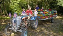 Hotel Weiss - ritje met de tractor