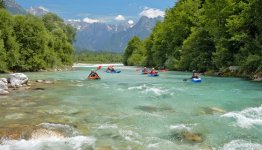 De mooie natuur rondom Bovec in Slovenië