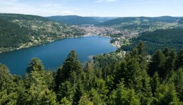 Het meer van Gérardmer in de Franse Vogezen