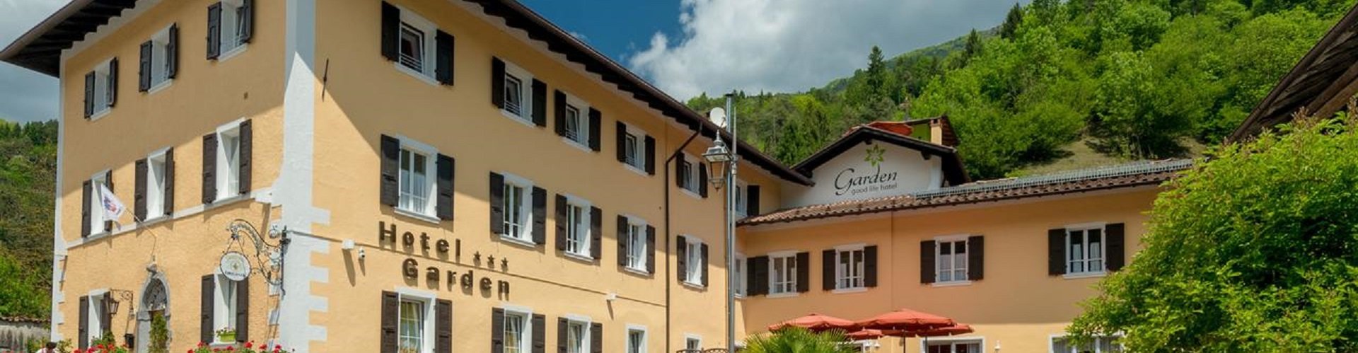 Banner foto buitenkant Hotel Garden Ledro