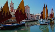 Het historische centrum van Cesenatico