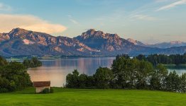 Forggensee, Bannwaldsee, Illasbergsee en Hegratsriedsee