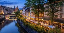 &copy;Cityhotel_Ljubljanica Embankment_Drone_5_2024_Andrej Tarfila_Ljubljana_Tourism