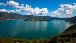 Italië Lombardije Monte Isola Iseo meer