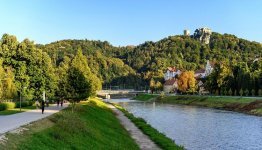 Uitzicht op kasteel Celje ©Slovenian tourist board Andrej Tarfila