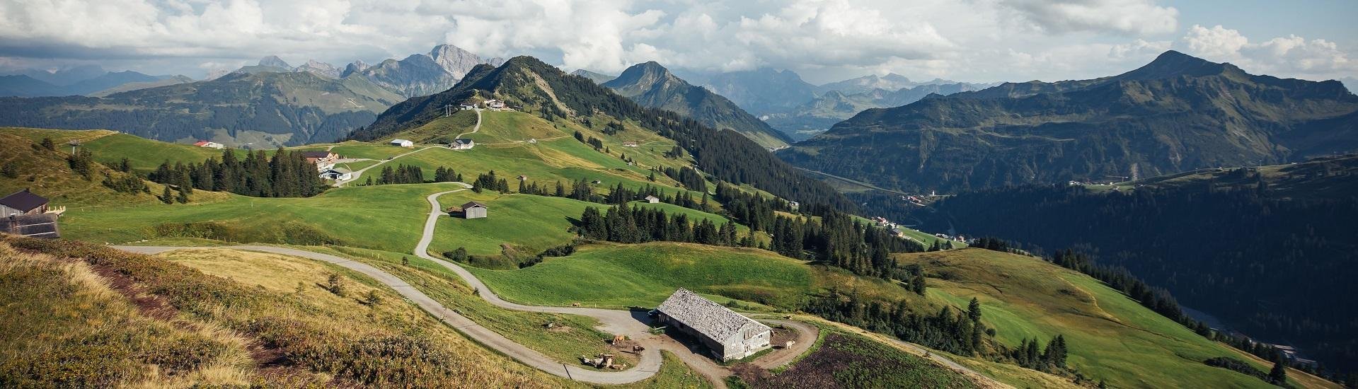 Berglandschaft in Damüls © Sebastian Stiphout - Bregenzerwald Tourismus